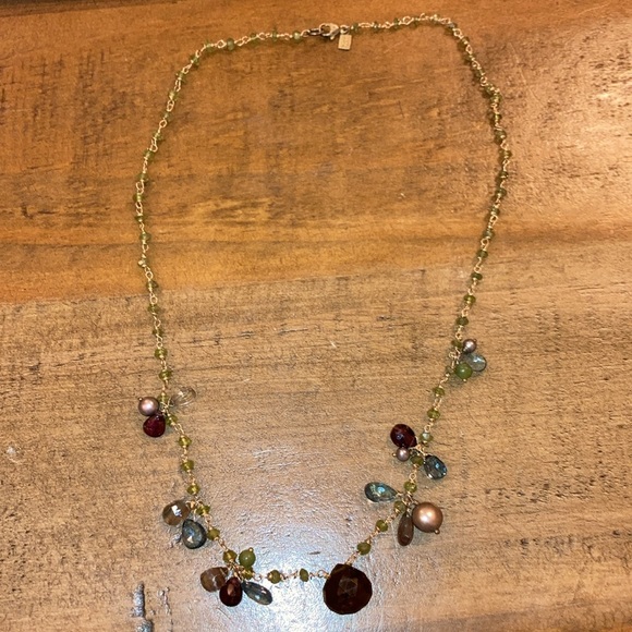 Alexis Bittar RARE Vintage Multicolor Beaded Necklace - Picture 7 of 7